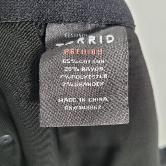 Torrid Bombshell Premium Stretch Skinny Jeans Black Size 24 - Picture 10 of 13